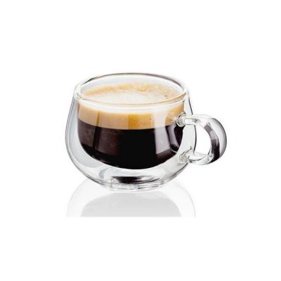 Çift Camlı Katmanlı Çift Cidarlı Kupa Fincan 200 ml