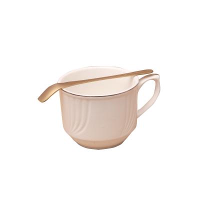 Destino Altın Parlak Düz Nescafe Kaşığı Seti 6 Adet