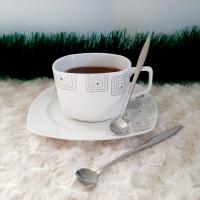 Destino Düz Parlak Gümüş İnce Nescafe Kaşık Seti 6 Adet