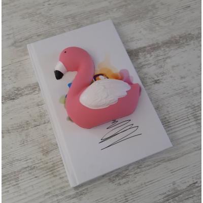 Flamingo Squishy Yumuşak Kokulu Sert Kapaklı Defter