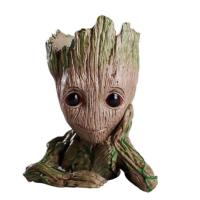 Galaksinin Koruyucuları Baby Groot Figür Düşünen Saksı Kalemlik PLA Büyük 15 Cm