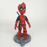 Galaxinin Koruyucuları Baby Groot Deadpool Versiyon Karakter Figür