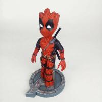Galaxinin Koruyucuları Baby Groot Deadpool Versiyon Karakter Figür