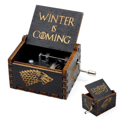 Game of Thrones Ahşap Çevirmeli Müzik Kutusu