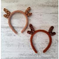Geyik Boynuzlu Peluş Taç 