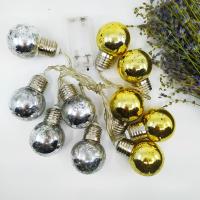 Gold Silver Ampul 10 lu Dekoratif Led Lamba