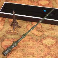 Harry Potter Dumbledore Mürver Asa Işıklı Sihirli Yeşil Asa