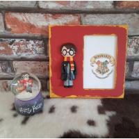 Harry Potter Kar Küresi Ve Ahşap Çerçeve Set