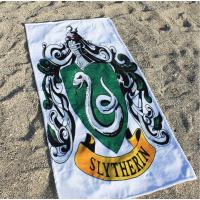 Harry Potter Slytherin Tasarım Plaj Havlusu Dijital Baskılı 75x150
