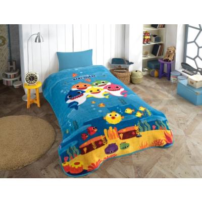 Hobby Baby Shark V1 Lisanslı Tek Kişilik Battaniye