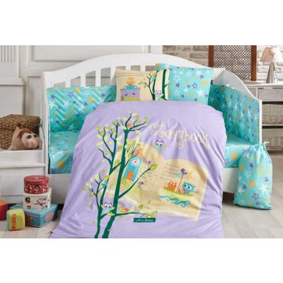 Hobby Ranforce Bebek Nevresim Takımı Dreamclock Lila