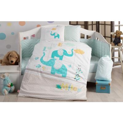 Hobby Ranforce Bebek Nevresim Takımı Pretty Turkuaz