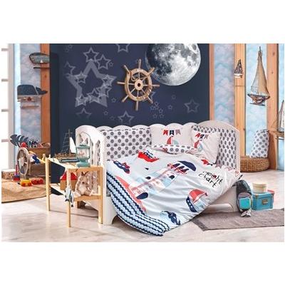 Hobby Ranforce Bebek Nevresim Takımı Sailor Mavi