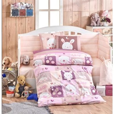 Hobby Ranforce Bebek Nevresim Takımı Snoopy Pembe 