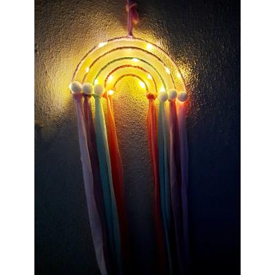 Işıklı Gökkuşağı Rüya Düş Kapanı Dream Catcher