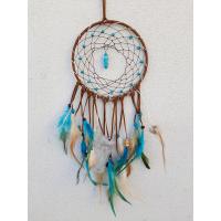 Işıklı Mavi Boncuklu Otantik Rüya Düş Kapanı Dream Catcher