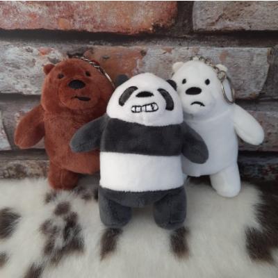 Kafadar Ayılar 3'lü Peluş Anahtarlık Seti