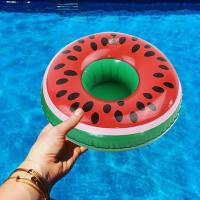 Karpuz Dilimi Şişme Havuz Deniz Bardak Tutucu Float Bar