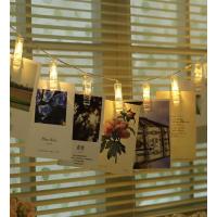 Kişiye Özel Fotoğraf Baskılı 10 Mandallı LED Işıklı Fotoğraf Askısı