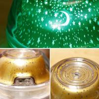 Kristal Led Işıklı Hava Nemlendirici Gece Lambası
