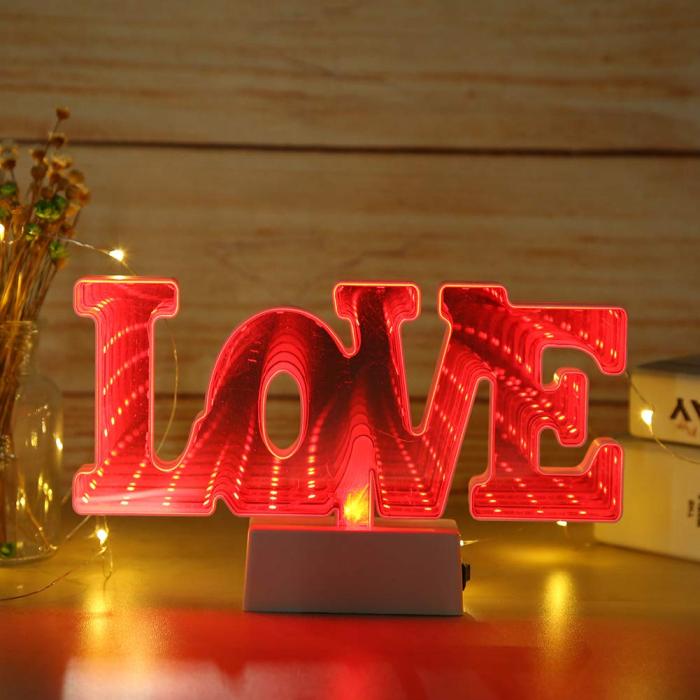 Love Ask Tunel 3d Isik Gece Lambasi Netavantaj