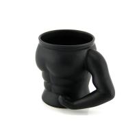 Muscle Mug Kaslı Kupa Bardak Siyah 