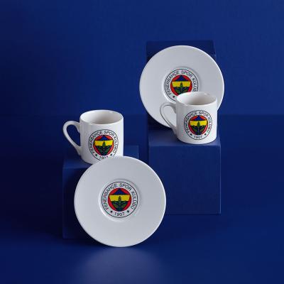 Neva Fenerbahçe Klasik Logo 2'li Kahve Fincan Takımı