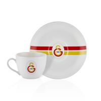 Neva Galatasaray Çizgili 2'li Çay Fincan Takımı
