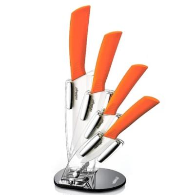 Noble Life Bs 521 Orange 5 Parça Seramik Bıçak Seti