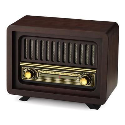 Nostaljik Analog Ahşap Radyo Çamlıca Model