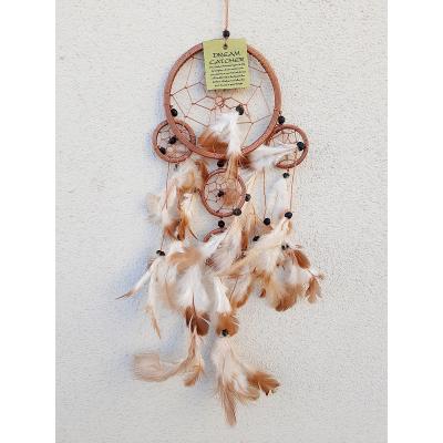 Otantik Rüya Düş Kapanı Kahverengi Dream Catcher