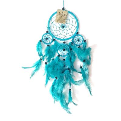 Otantik Rüya Düş Kapanı Turkuaz Dream Catcher