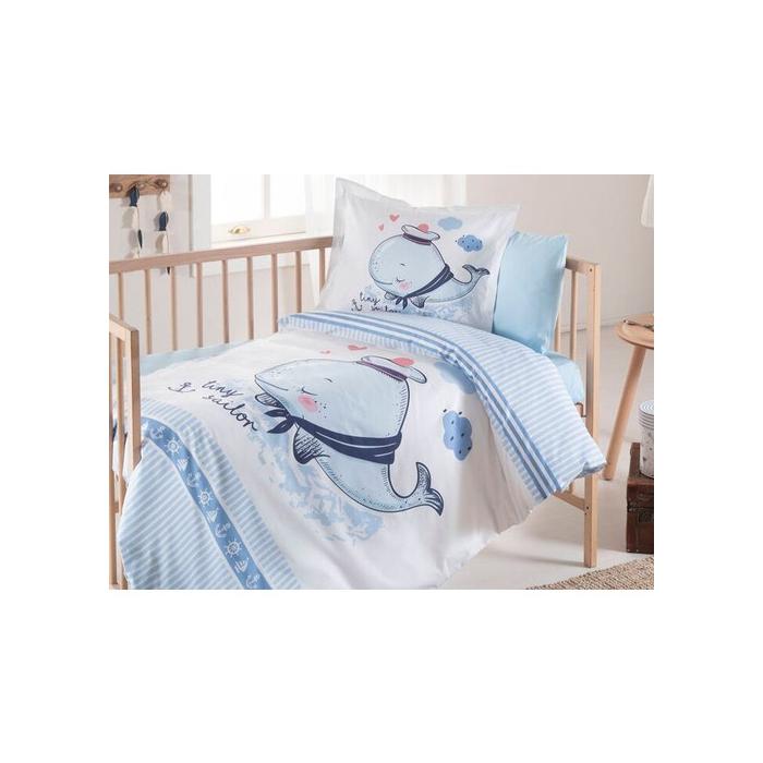 Ozdilek Bebek Nevresim Takimi Tiny Sailor Mavi 92 37 Tl Kdv