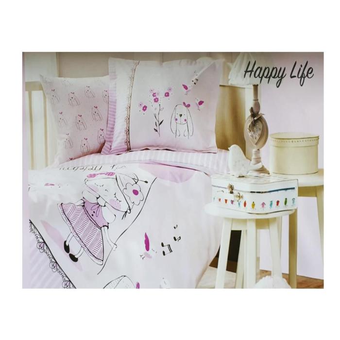 Ozdilek Happy Life Pembe Bebek Nevresim Takimi 92 37 Tl Kdv