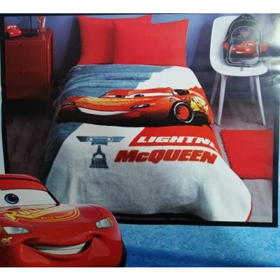 Özdilek Peluş Lisanslı Cars Baskılı Tek Kişilik Battaniye 