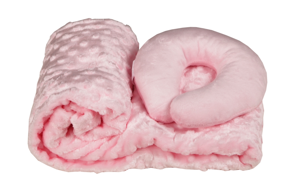 Özdilek Tomurcuk Bebek Battaniyesi Boyun Yastığı Hediyeli Pembe Fiyatı