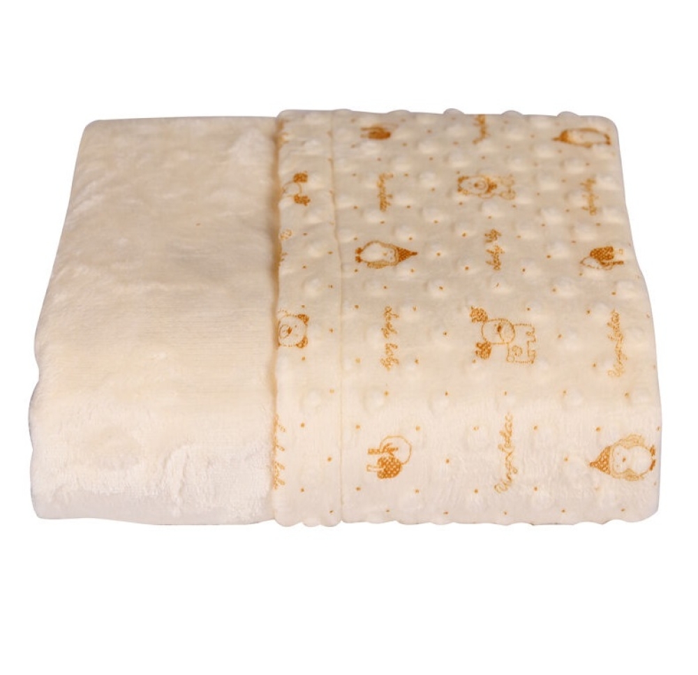 Özdilek Tomurcuk Bebek Battaniyesi Desenli Krem Fiyatı