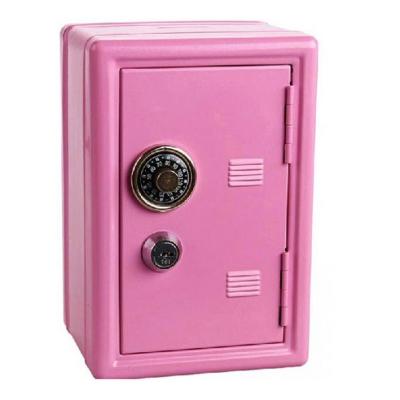 Para Kasa Şeklinde Metal Kilitli Kumbara Pembe