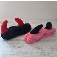 Peluş Şeytan Bandana Boynuzlu Saç Bandı