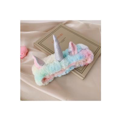Peluş Unicorn Bandana - Saç Bandı 