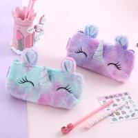 Peluş Unicorn Tasarım Kalem Kutusu Kalemlik