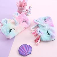 Peluş Unicorn Tasarım Kalem Kutusu Kalemlik
