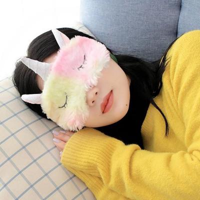 Peluş Unicorn Uyku Göz Bandı