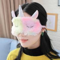 Peluş Unicorn Uyku Göz Bandı