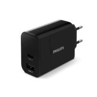 Philips Dlp2621/12 1 Usb-a & 1 Usb-c 30w Şarj Adaptörü Siyah