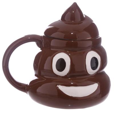 Poo Kaka Emoji Şekilli 3D Kupa