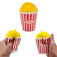 Popcorn Mısır Şekilli Squishy Yumuşak Anahtarlık