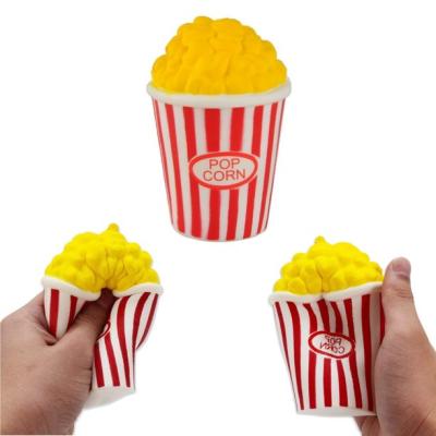 Popcorn Mısır Şekilli Squishy Yumuşak Anahtarlık