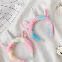 Renkli Peluş Unicorn Taç