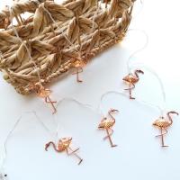 Rose Gold Flamingo Led Lamba